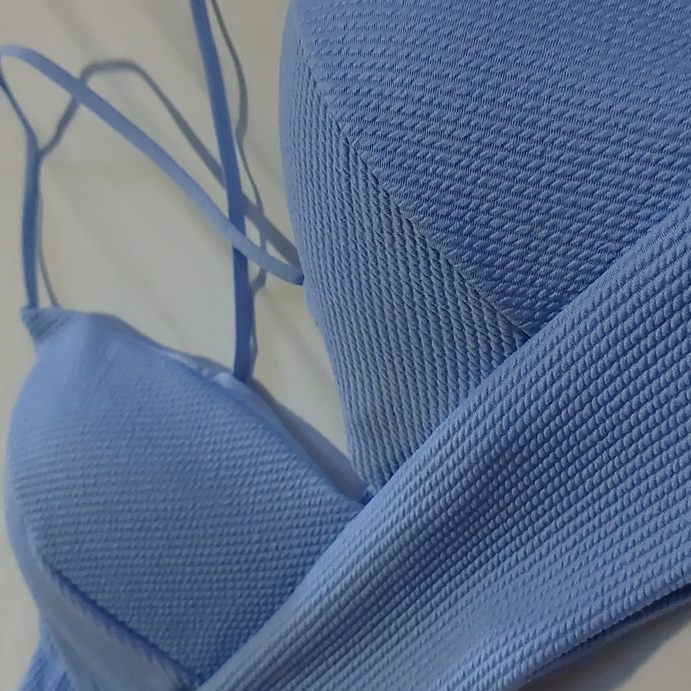 Light Blue Padded Bikini Top